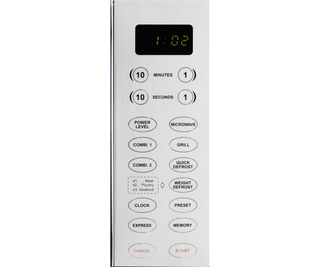 Whirlpool MWO 611 SL magnetron met grill zilver