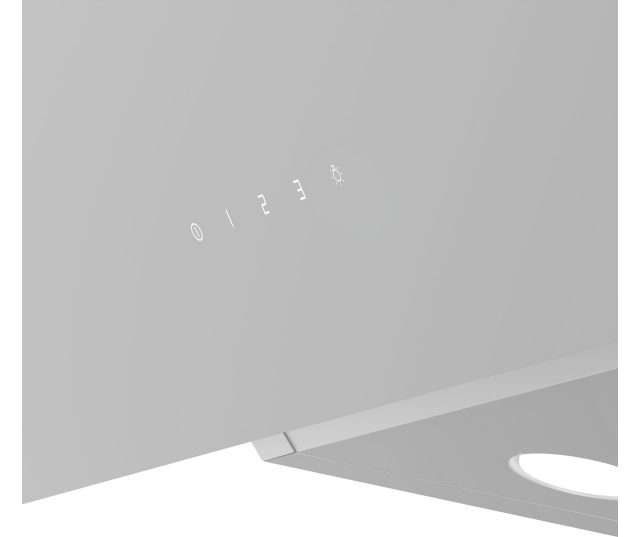 afzuigkap Wiggo WE-A643G(W) - Wand afzuigkap