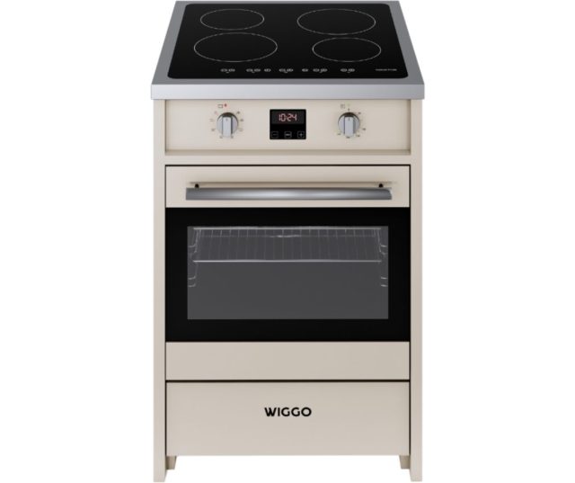 WIGGO fornuis inductie creme WIO-E621A(CX)