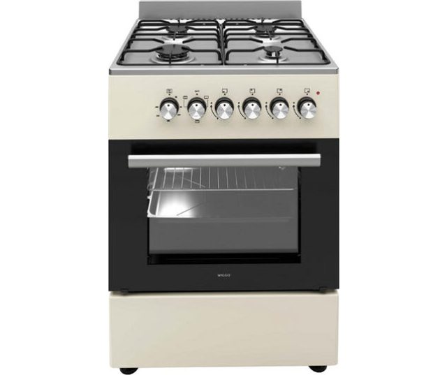 Wiggo WO-E606A(CX) fornuis - Creme