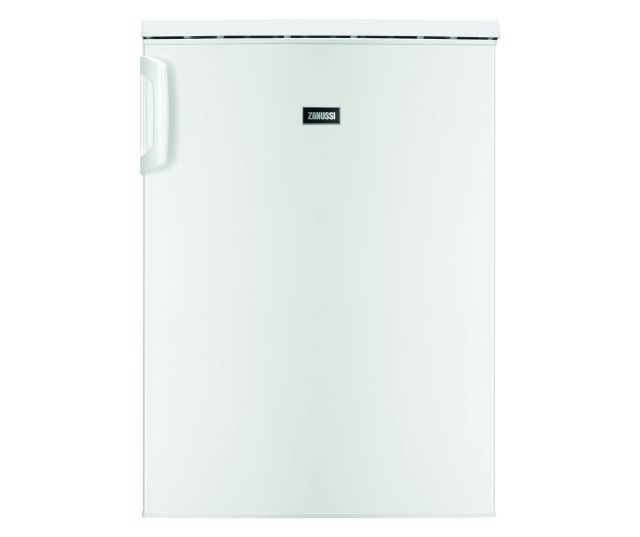 De buitenzijde van de Zanussi ZRG16601WA tafelmodel koelkast