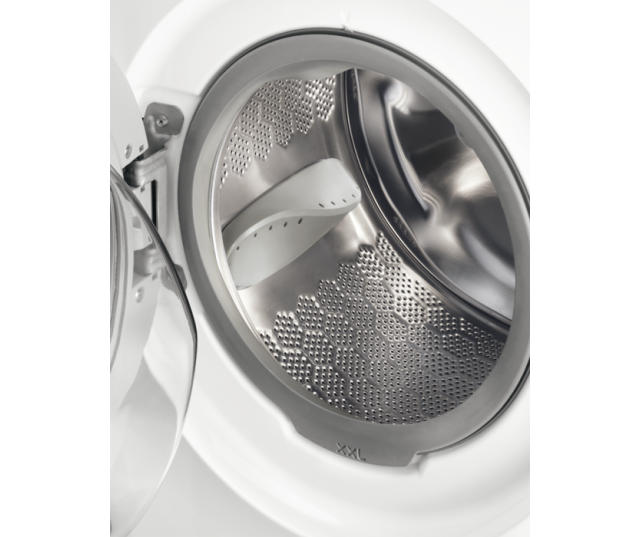 De Zanussi ZWF01483WH wasmachine is voorzien van de duurzame invertermotor, voor een langere levensduur