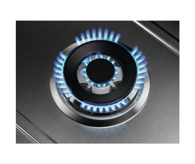 Zanussi ZGH76534XS inbouw gas kookplaat
