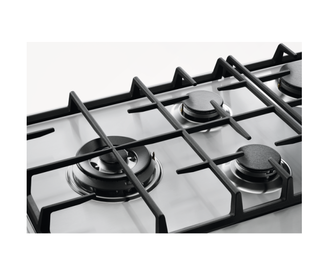 Zanussi ZGH76534XS inbouw gas kookplaat