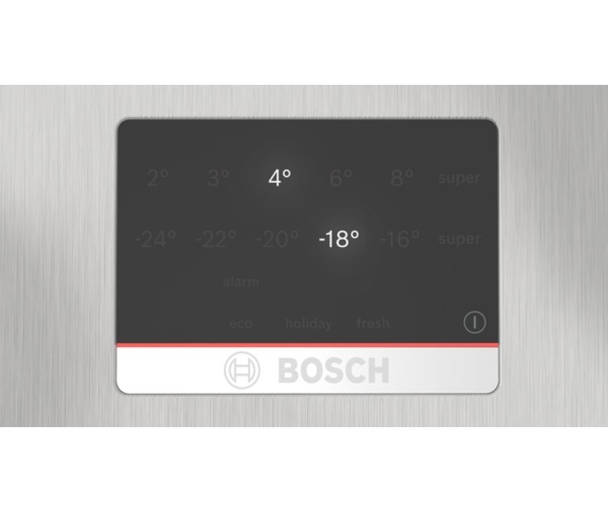 Bosch KGN367LDF vrijstaande koelkast rvs-look