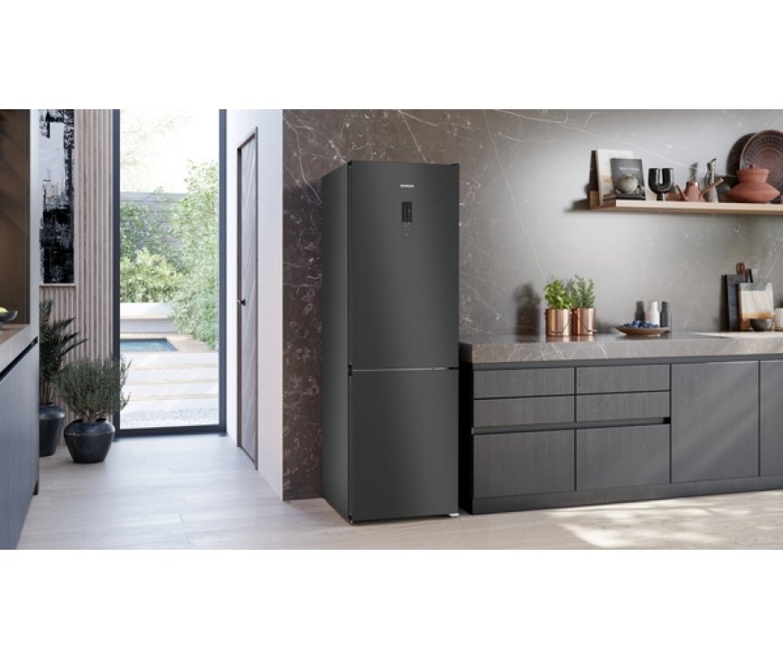 Siemens KG36NXXDF vrijstaande koelkast - black inox-antifingerprint