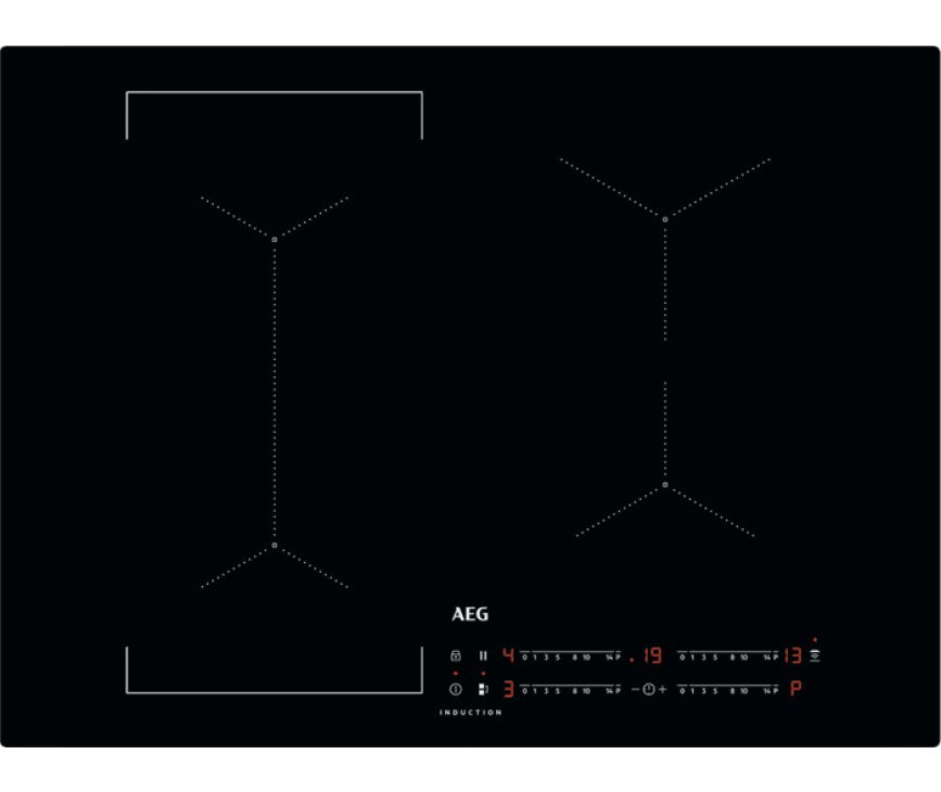 AEG IKE74440CB inbouw inductie kookplaat met bridgezone