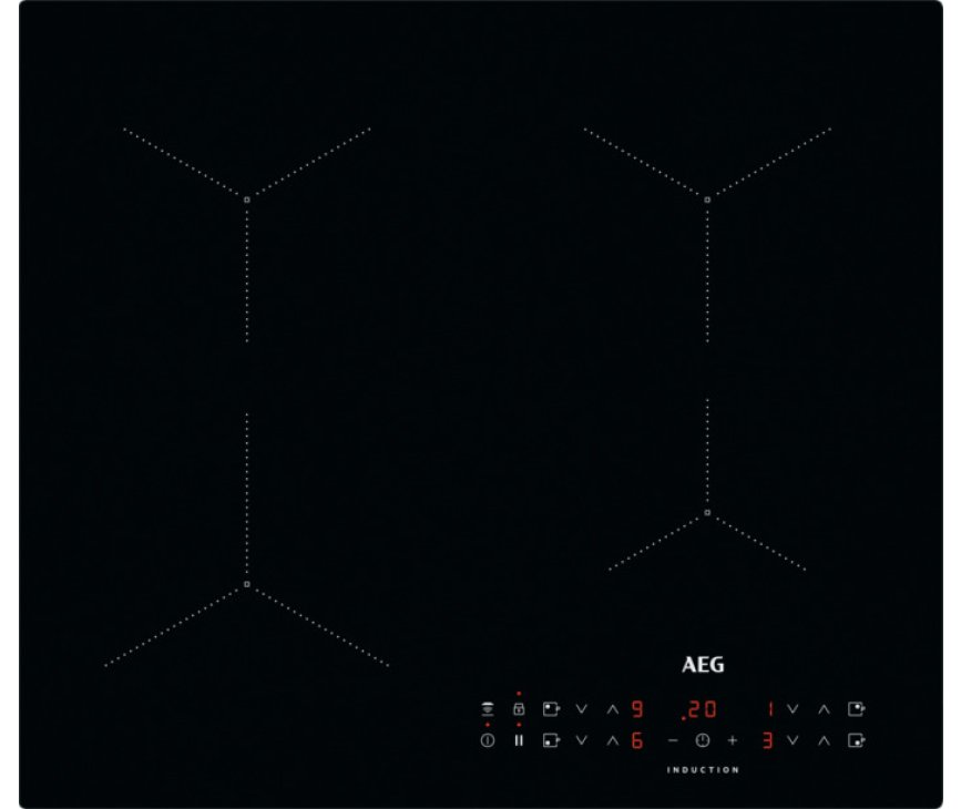 AEG ILB64334CB inbouw inductie kookplaat - 1-fase elektra 
