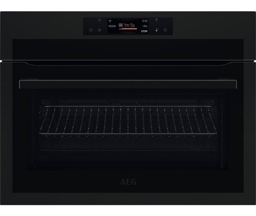 AEG KME768080T inbouw oven met magnetron - mat zwart