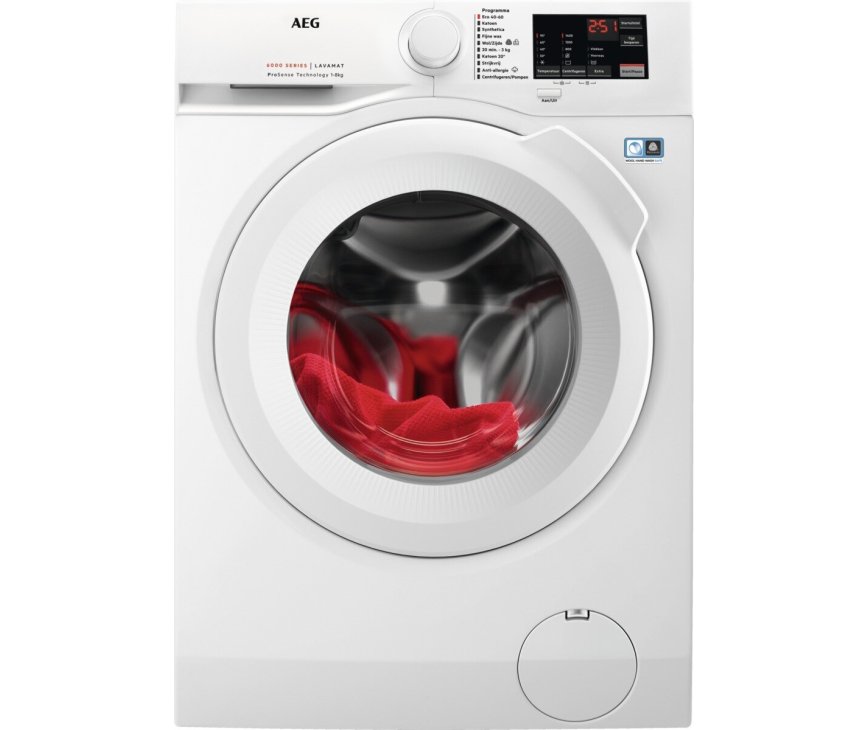 AEG L6FBN8400 wasmachine -  1400 toeren - 8 kg.