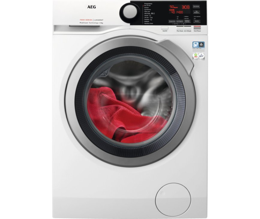 AEG L7ECO wasmachine met ProSteam en 9 kg. vulgewicht