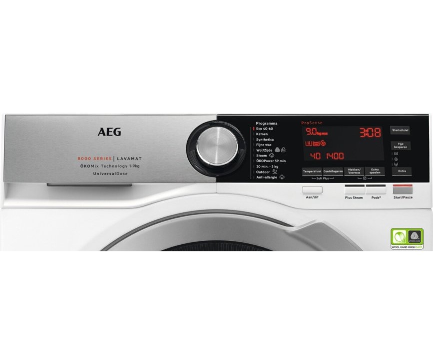 AEG L8FEN96CV wasmachine met UniversalDose en OKOMix