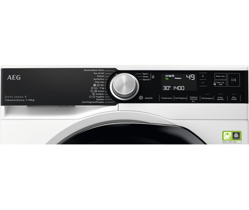 Aeg LR9716C8 wasmachine met AbsoluteCare en Wifi Connectivity