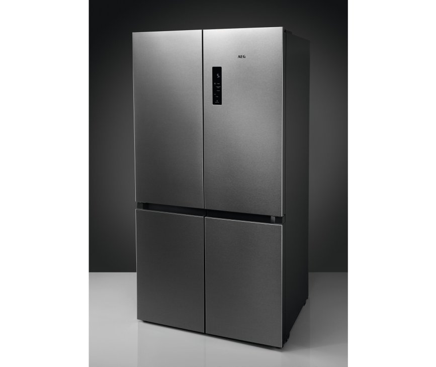 AEG RMB952D6VU 4-deurs side-by-side koelkast - rvs-look