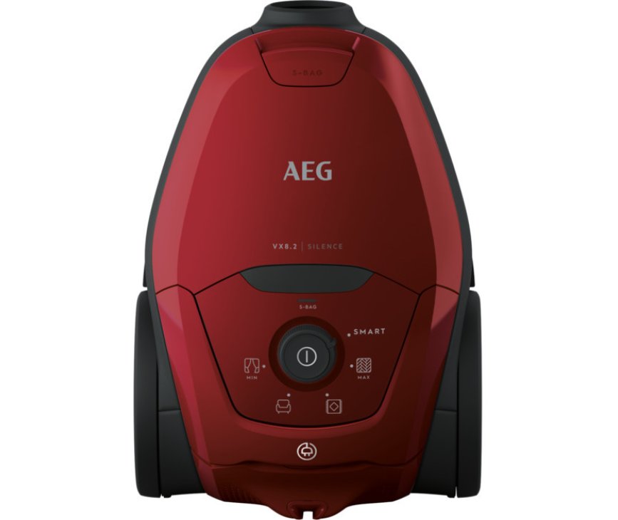 AEG VX82-1-2CR rode stofzuiger met stofzak - zeer stil 57 dB