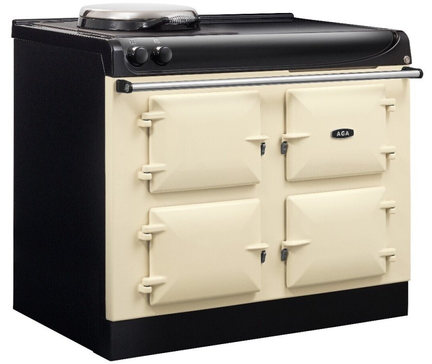 Aga ER3 110 4-deurs fornuis inductie - warme AGA - met gietijzeren ovens
