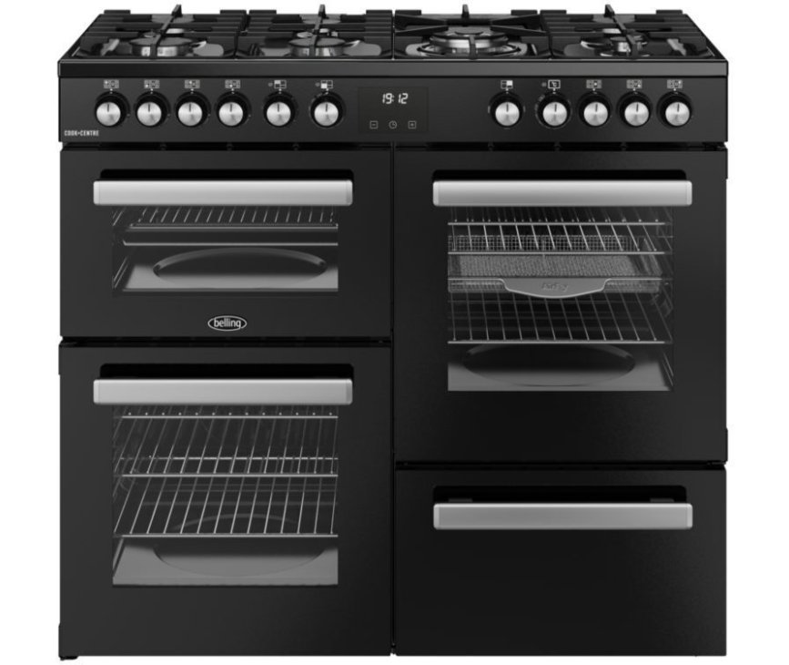 Belling COOKCENTRE 100 DF BLK fornuis