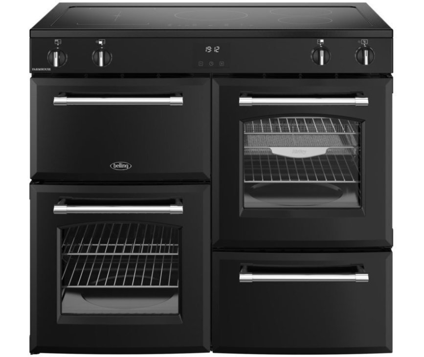 Belling FARMHOUSE 100Ei BLK fornuis inductie