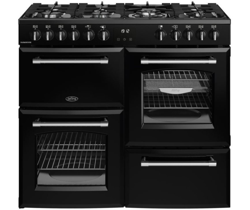 Belling FARMHOUSE 110DF BLK fornuis