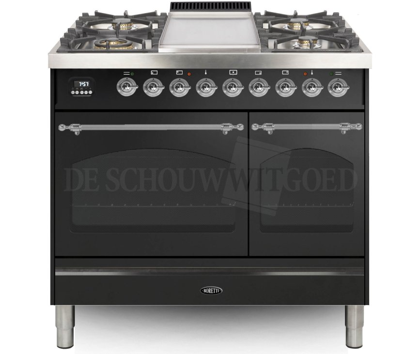 Boretti VFPNR94ANG fornuis gasoven antraciet