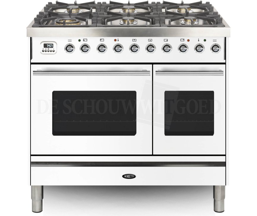 Boretti VP946WTG fornuis gasoven wit