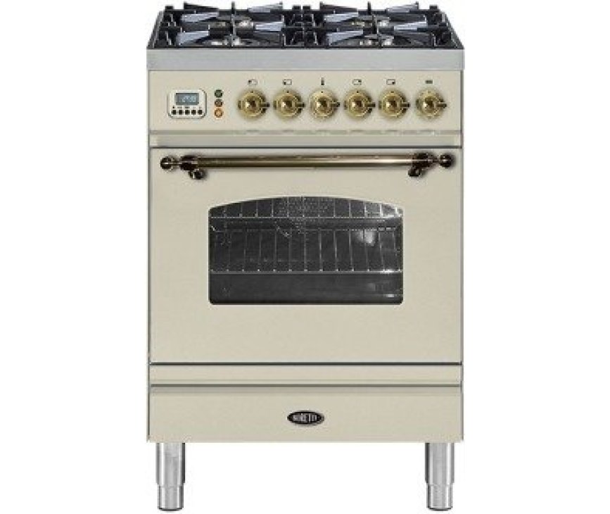 Boretti VPN64OWG fornuis gasoven oud-wit