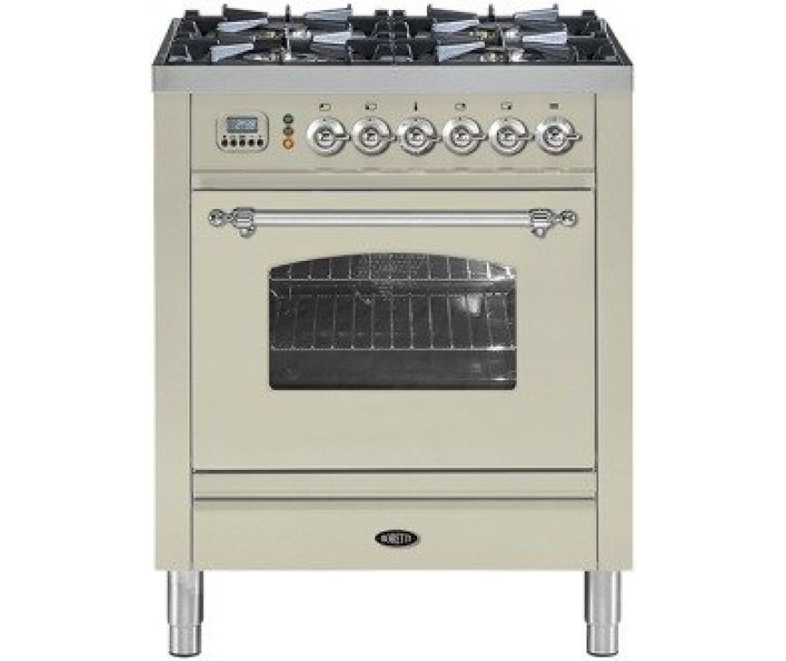 Boretti VPNR74OWG fornuis gasoven oud-wit