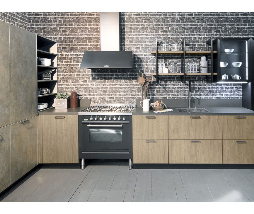 De Boretti VT96AN is fraai te combineren in moderne en klassieke keukens. De kleur antraciet combineert daarbij fantastisch met hout soorten