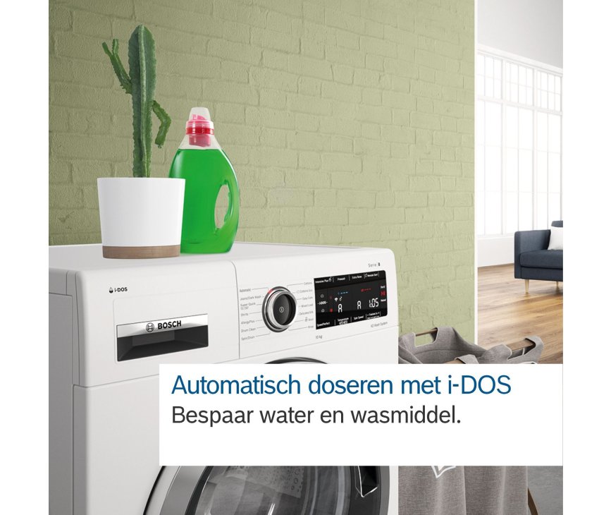 Bosch WGB244A7NL wasmachine met i-Dos en Home Connect