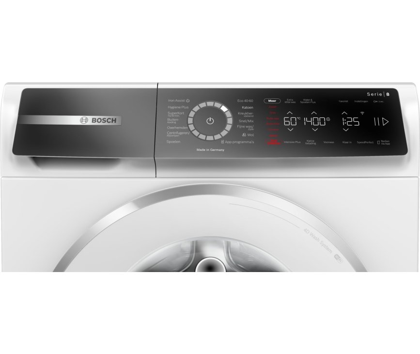 Bosch WGB25419NL wasmachine met Home Connect en energieklasse A