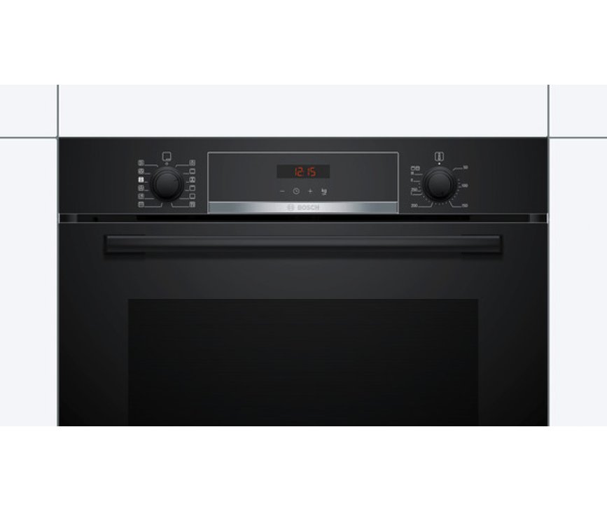 Bosch HRA574BB0 inbouw zwarte oven met AddedSteam (stoom)
