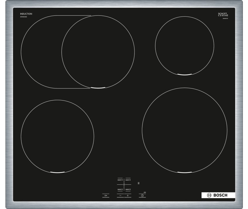 Bosch NIF645CB5E inbouw inductie kookplaat voor combinatie