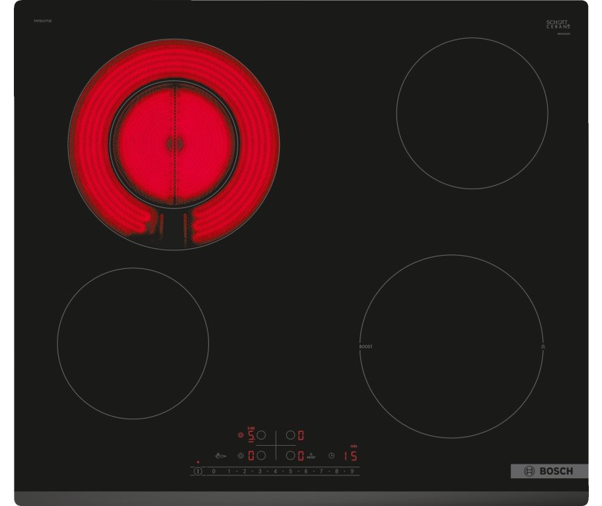 Bosch PKF631FP3E inbouw keramische kookplaat - 60 cm.