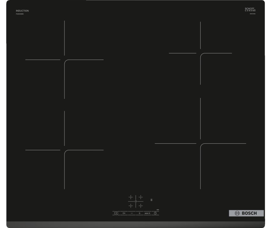 Bosch PUE63KBB5D inbouw inductie kookplaat - 1-fase
