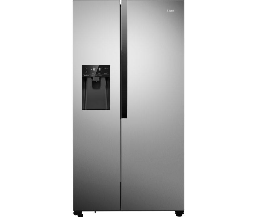 Etna AKV578IRVS rvs side-by-side koelkast