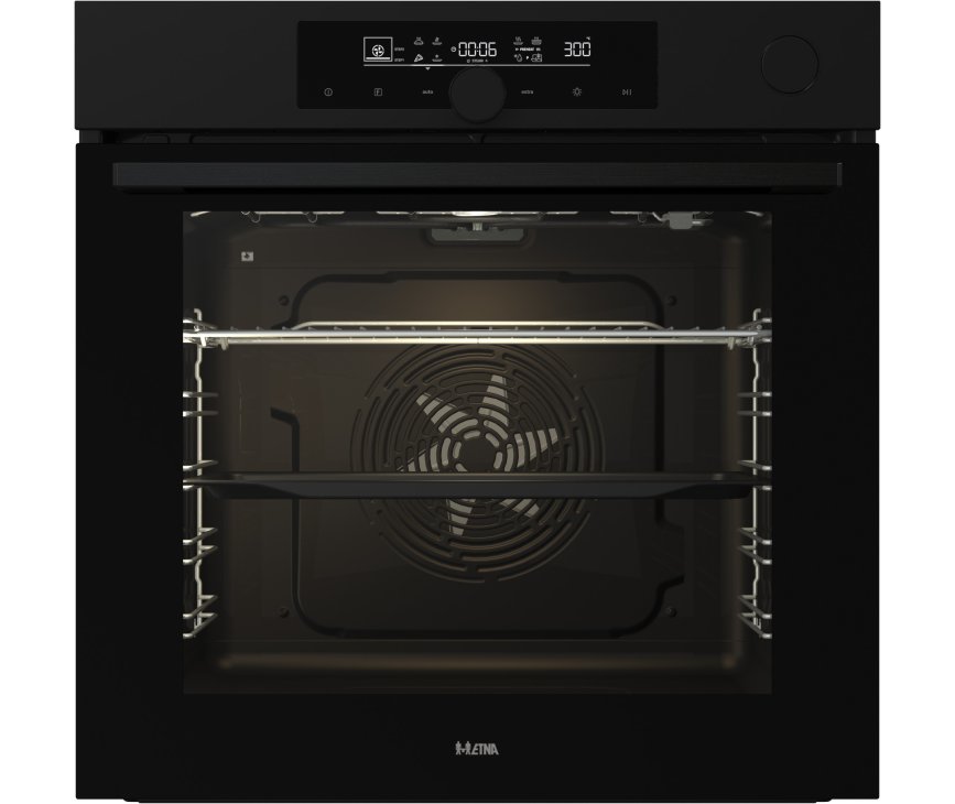 Etna OS916MZ inbouw mat zwarte oven met SteamAssist