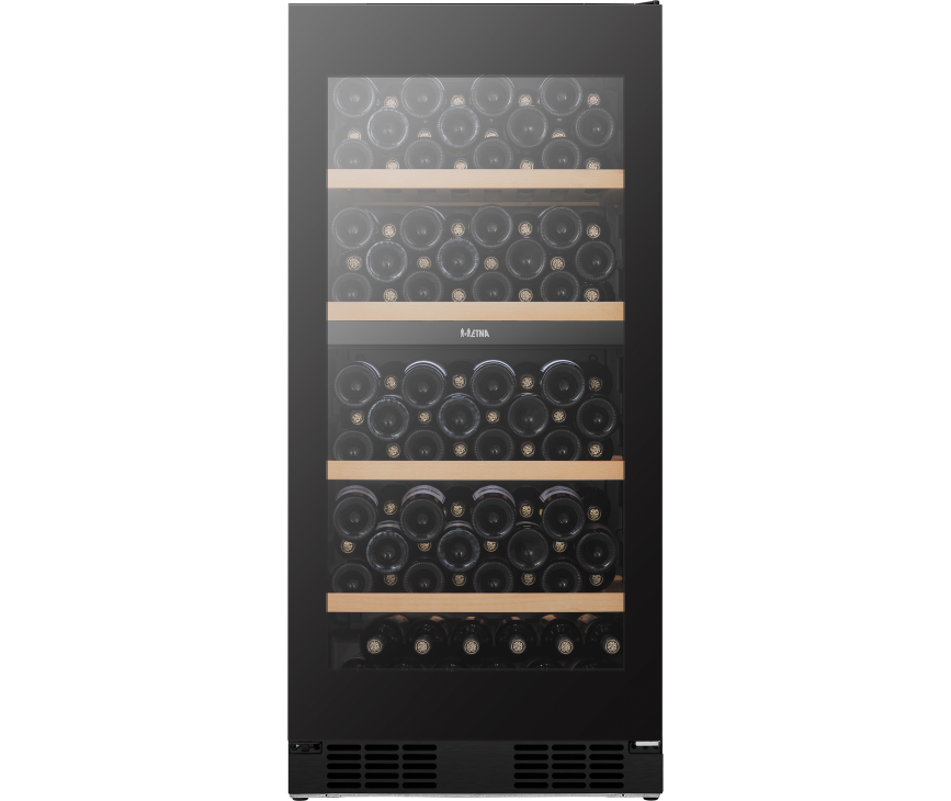 Etna WKV584 wijnkoelkast - zwart glas