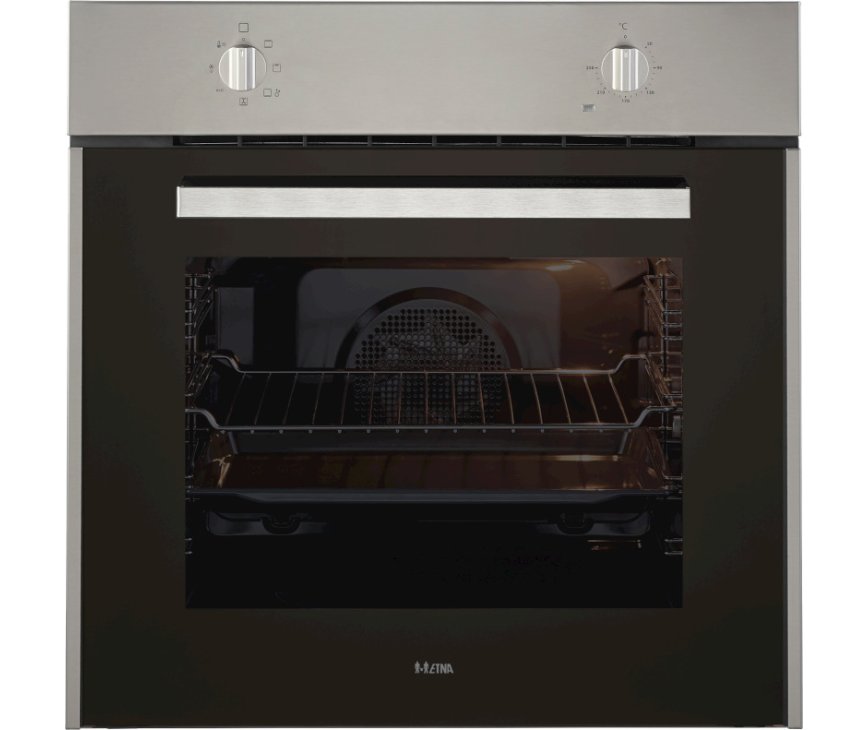 Etna OM871RVS inbouw roestvrijstaal oven