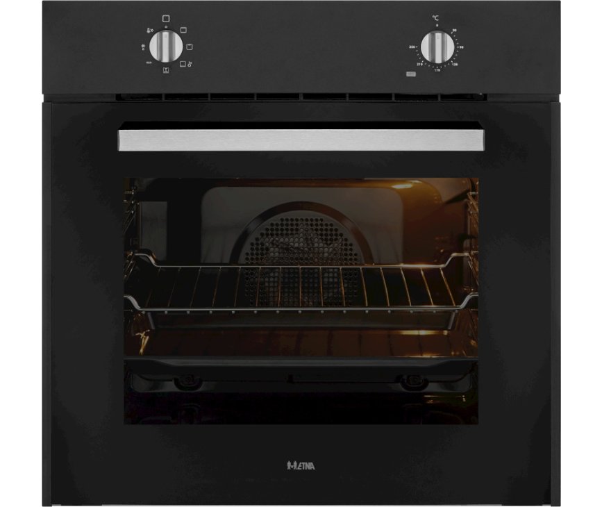Etna OM871ZT inbouw oven - mat zwart