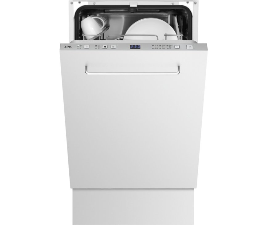 Etna VW47SM inbouw vaatwasser - smal 45 cm. breed - 47 dB