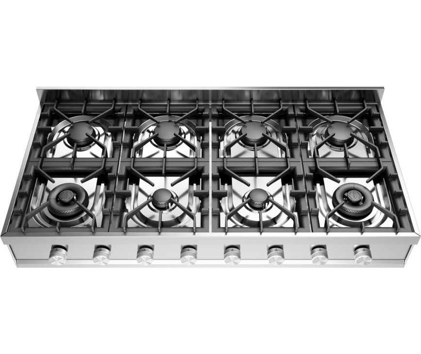 Ilve HCP1208D/SS kookplaat inbouw rvs - 120 cm. breed