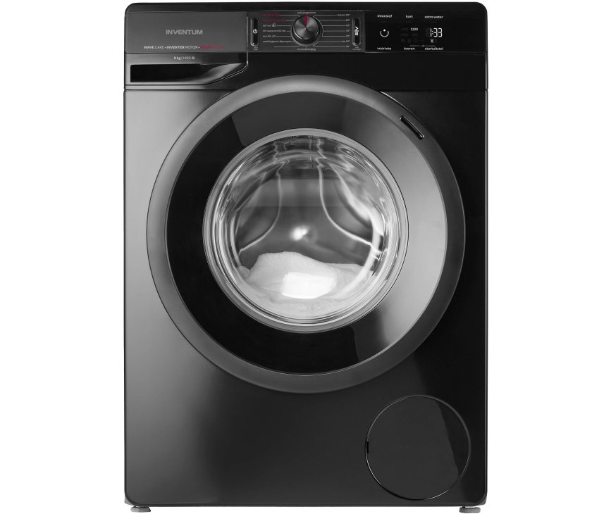 Inventum VWM9001B wasmachine zwart - 9 kg. - 1400 toeren