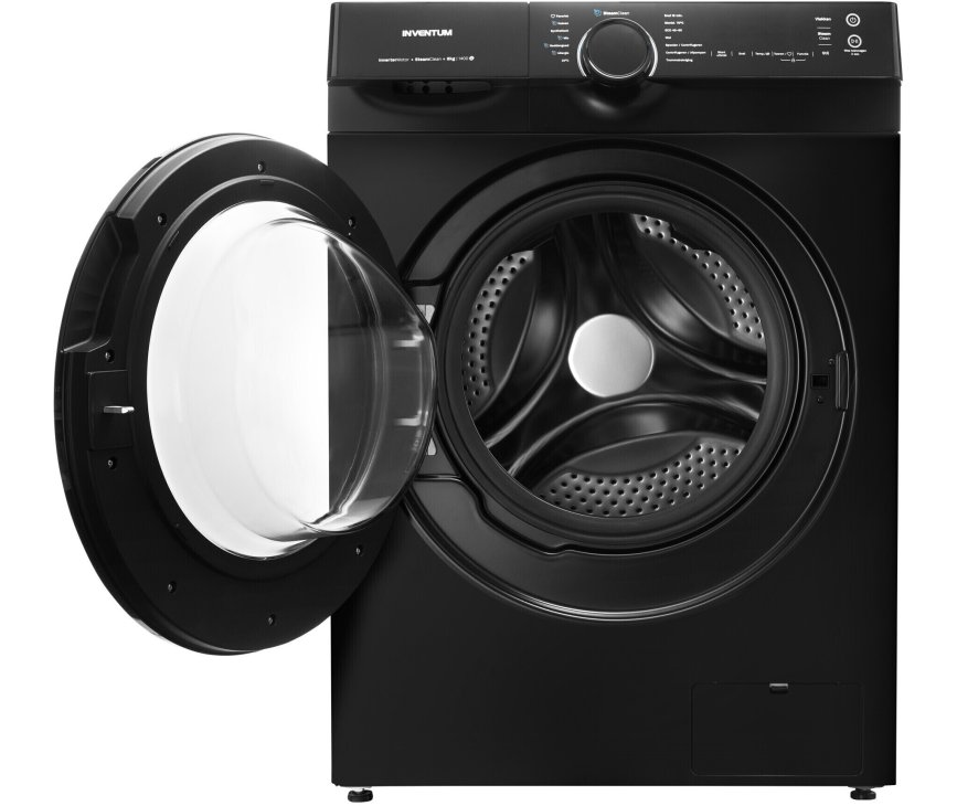 Inventum VWM8010B wasmachine zwart - 1400 toeren en 8 kg. 