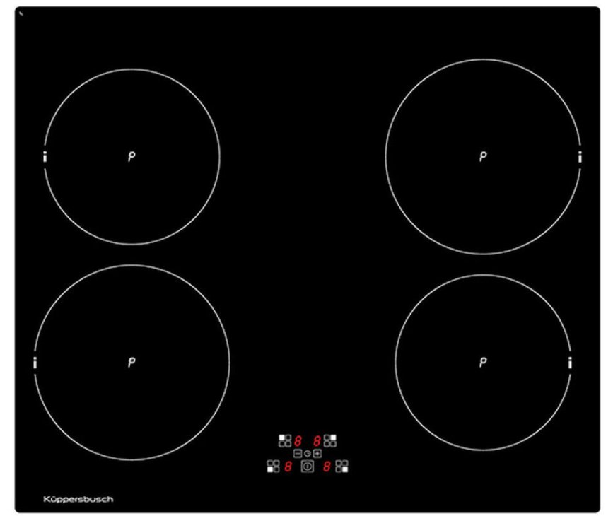 Kuppersbusch KI6120.0SR inbouw inductie kookplaat - 60 cm.