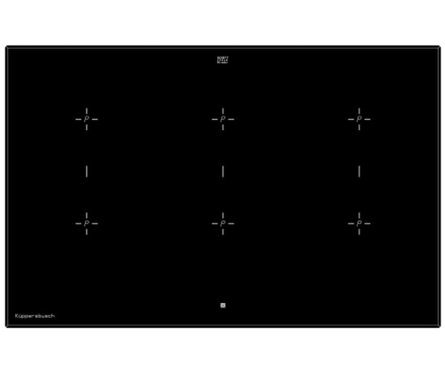 Kuppersbusch KI8820.0SR inbouw inductie kookplaat - 80 cm. breed