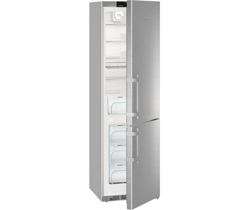 De Liebherr CNef4815 koelkast rvs beschikt over een NoFrost vriesgedeelte tegen ontdooien