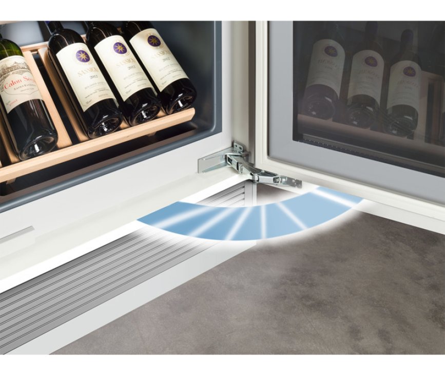 De Liebherr EWTgw1683 wijn koelkast heeft SoftSystem sluiting: het laatste stukje gaat vanzelf