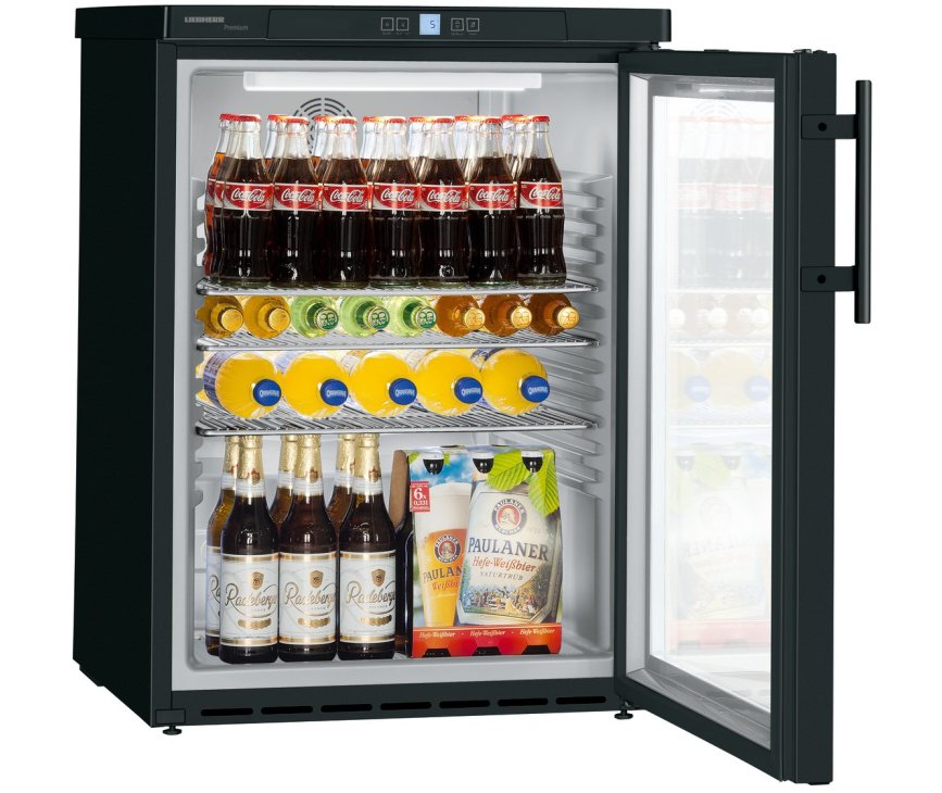 Liebherr FKUv1613-24/744 onderbouw zwart professionele koelkast