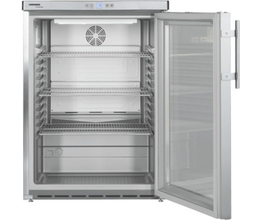 LIEBHERR professionele koelkast onderbouw rvs FKUv1663-24