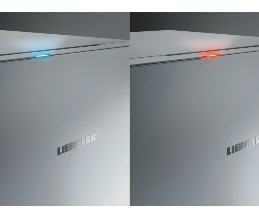 De Liebherr GN4115 vrieskast / vriezer wit heeft een indicatielampje voor de juiste temperatuur